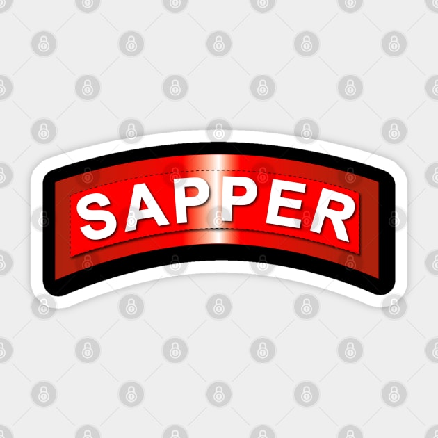SAPPER Tab Sticker by twix123844